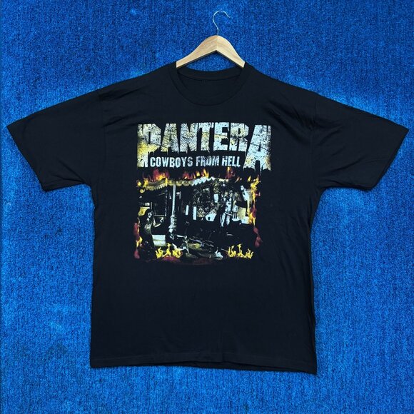 Pantera Cowboys From Hell Album Art Thrash Metal Band Tee XL - Picture 1 of 4